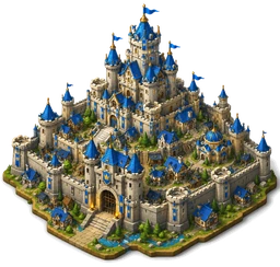 Painterly Crownlands castle