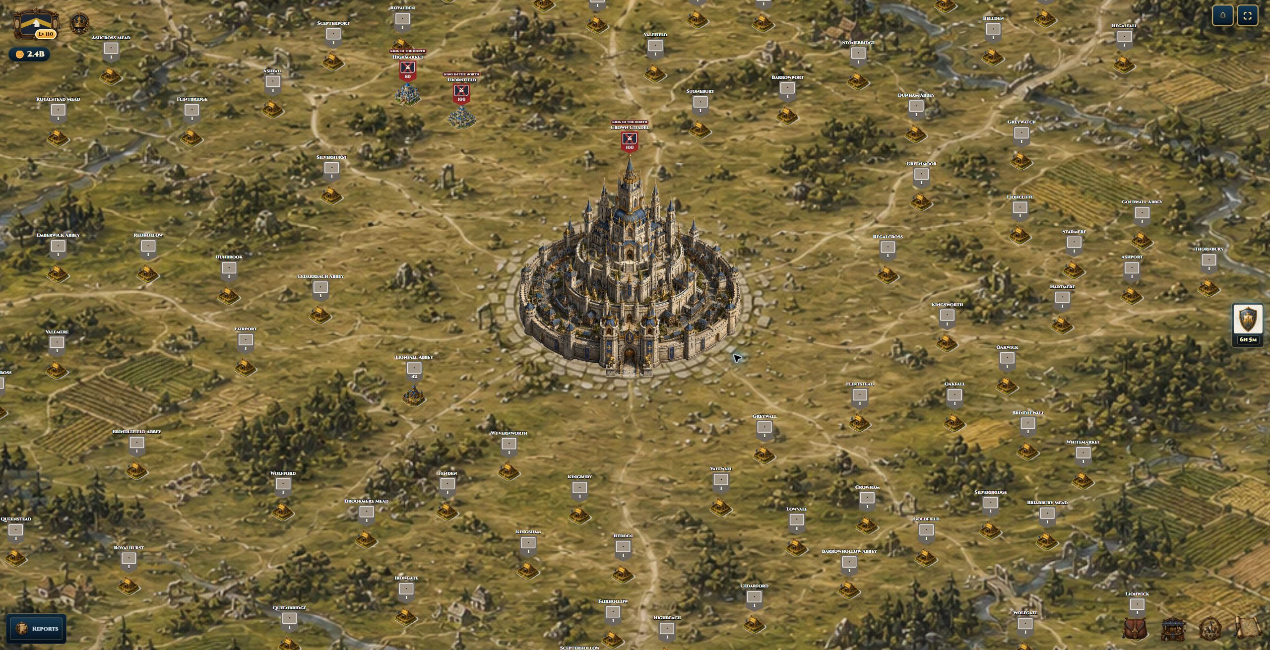 The Crown Citadel objective in Crownlands