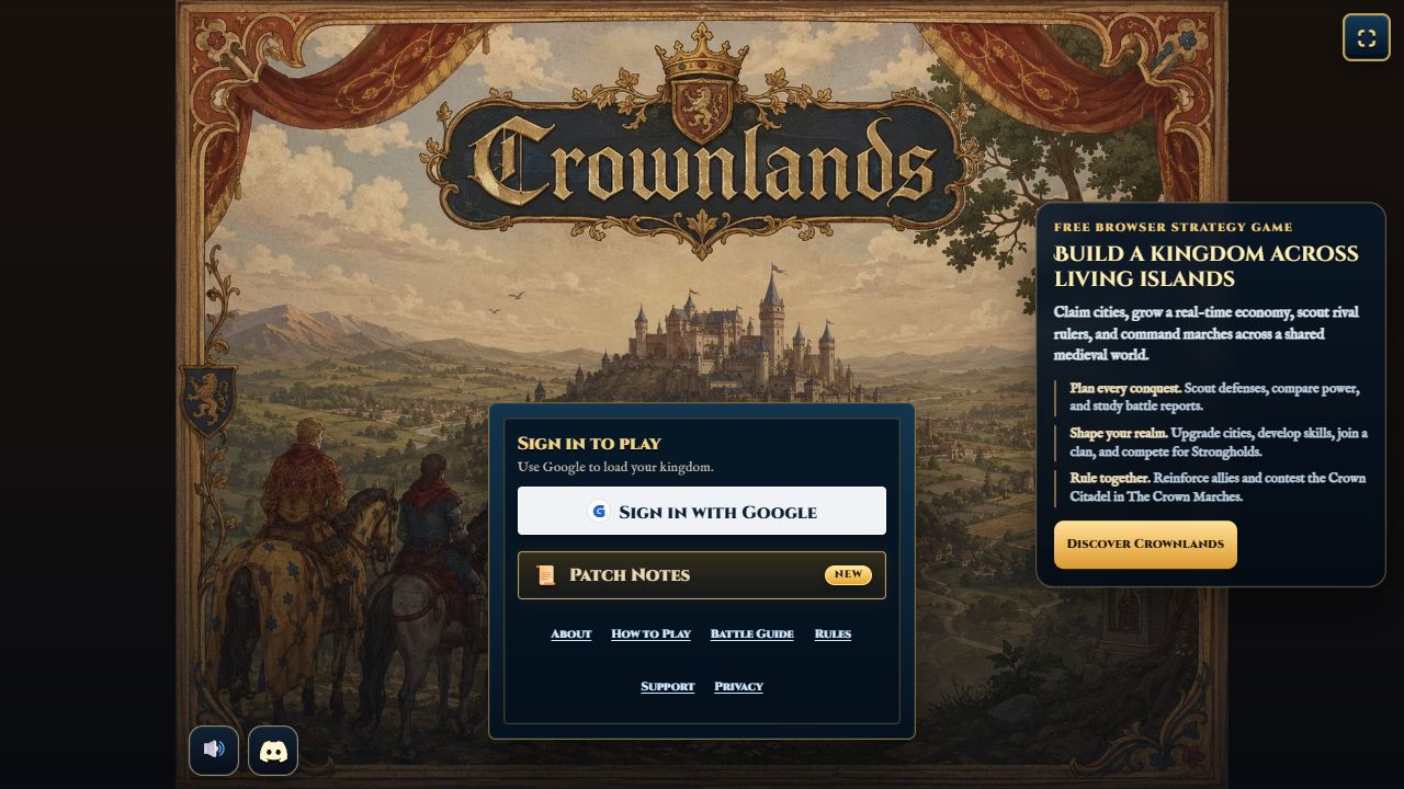 Crownlands Discord community announcement